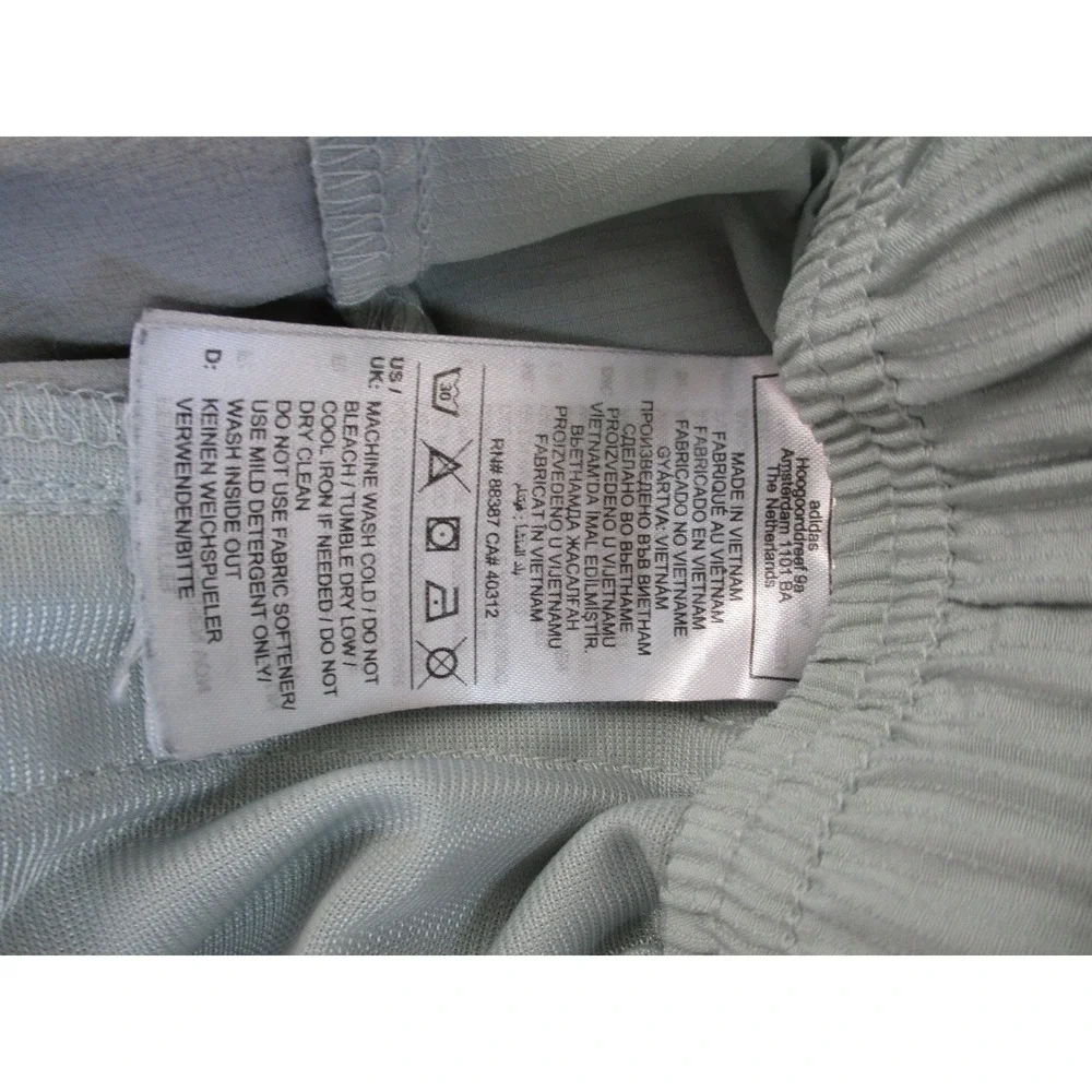 Adidas Track Pants Mens XL Grey Aeroready Relaxed Fit Training Joggers